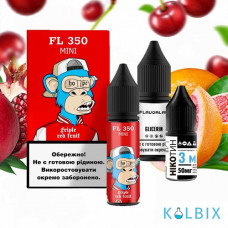 Набор для самозамеса FL350 Mini 15 мл 50 мг со вкусом грейпфрута, граната, клубника, вишни