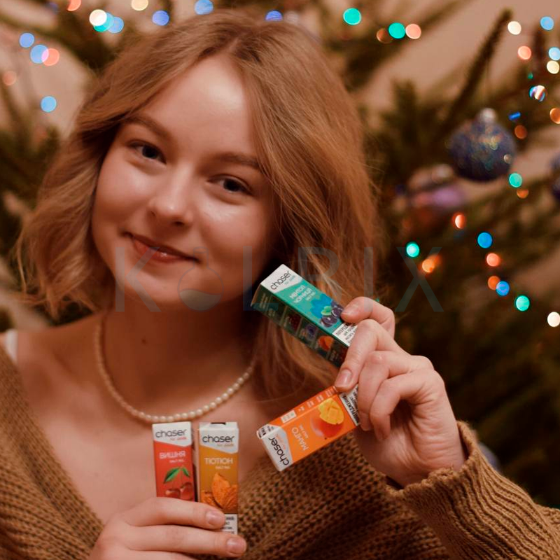 Жидкость Chaser 10 мл, 50 мг НА СОЛЕВОМ НИКОТИНЕ СО ВКУСОМ Винограда с холодком