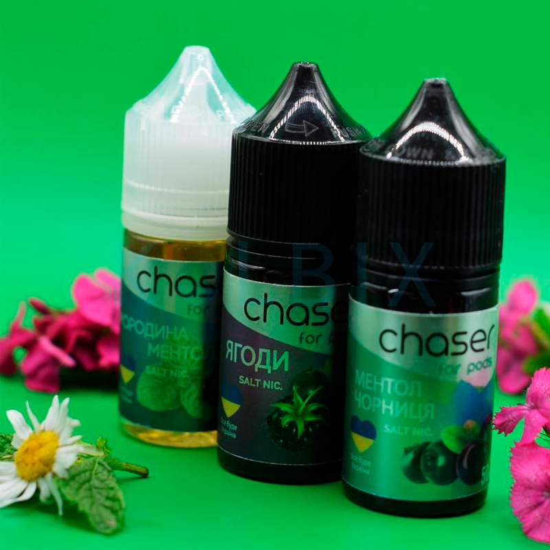 Жидкость Chaser 10 мл, 50 мг НА СОЛЕВОМ НИКОТИНЕ СО ВКУСОМ Винограда с холодком