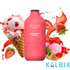 ELF BAR BB3000 STRAWBERRY SUNDAE (ПОЛУНИЧНЕ МОРОЗИВО)