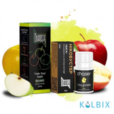 Набор для самозамеса Chaser Black 30 мл 50 мг со вкусом трех сортов кислых яблок