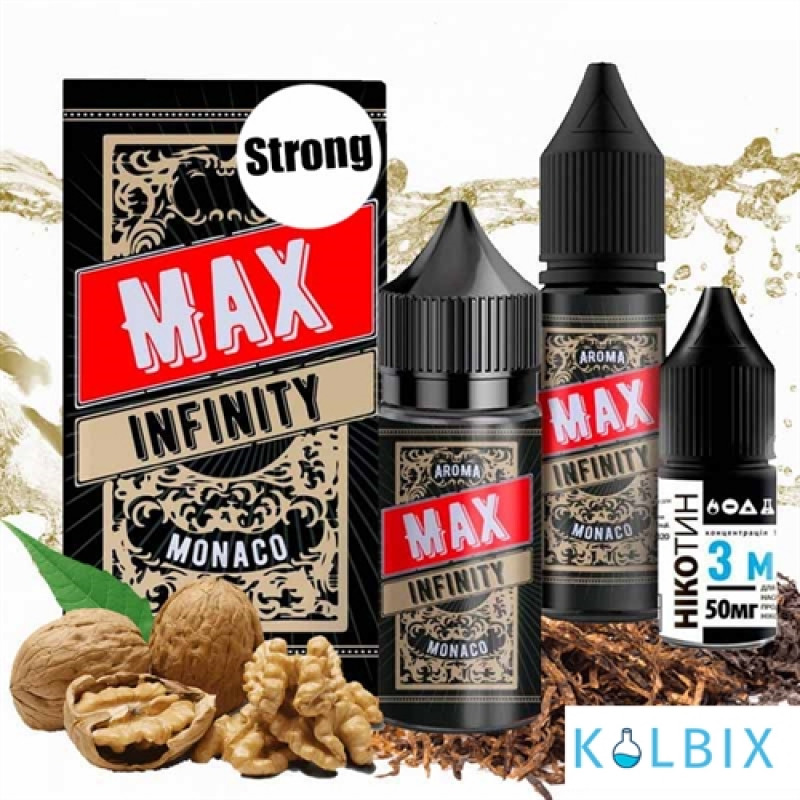 Набор для самозамеса Infinity MAX Strong 30 мл 50 мг со вкусом табака с орехом