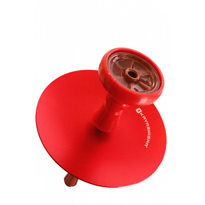 КАЛЬЯН KAYA ELOX 30CМ CLEAR ALUM PLUG RED 2S