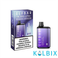 Одноразовый Elf Bar BC5000 Ultra 650 мАч 5% на 5000 затяжек со вкусом винограда и дыни