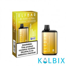 Одноразовый Elf Bar BC5000 Ultra 650 мАч 5% на 5000 затяжек со вкусом питайи и банана с ягодами