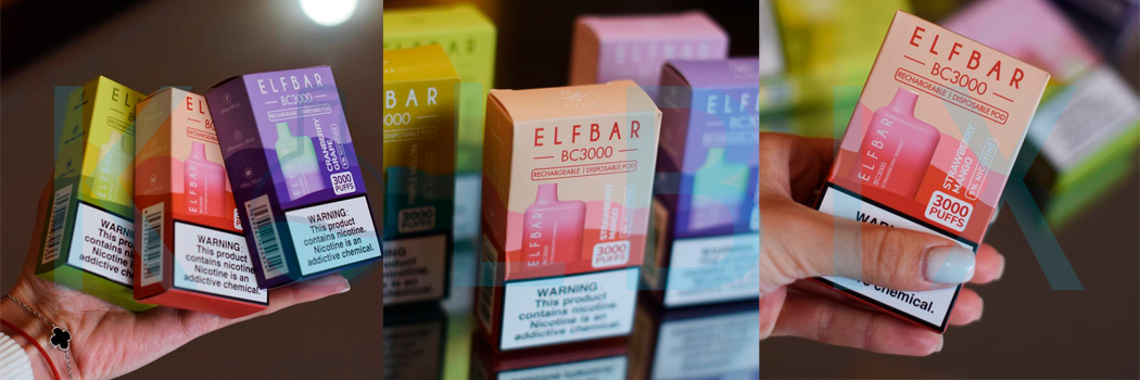 ОДНОРАЗОВЫЙ POD ELF BAR BC3000 DISPOSABLE DEVICE 650MAH 5% НА 3000 ЗАТЯЖЕК